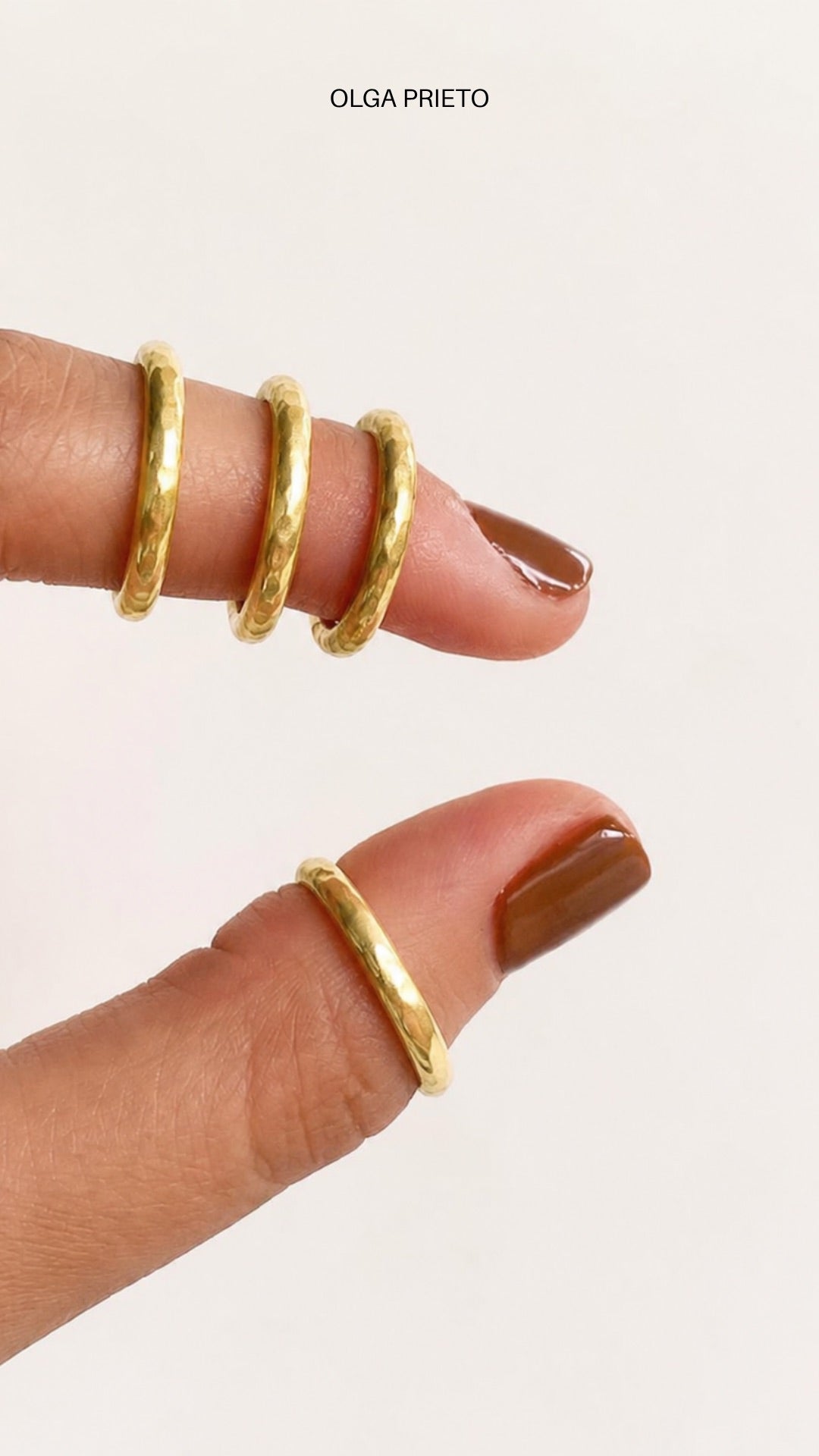 Anillo Aro Martelé