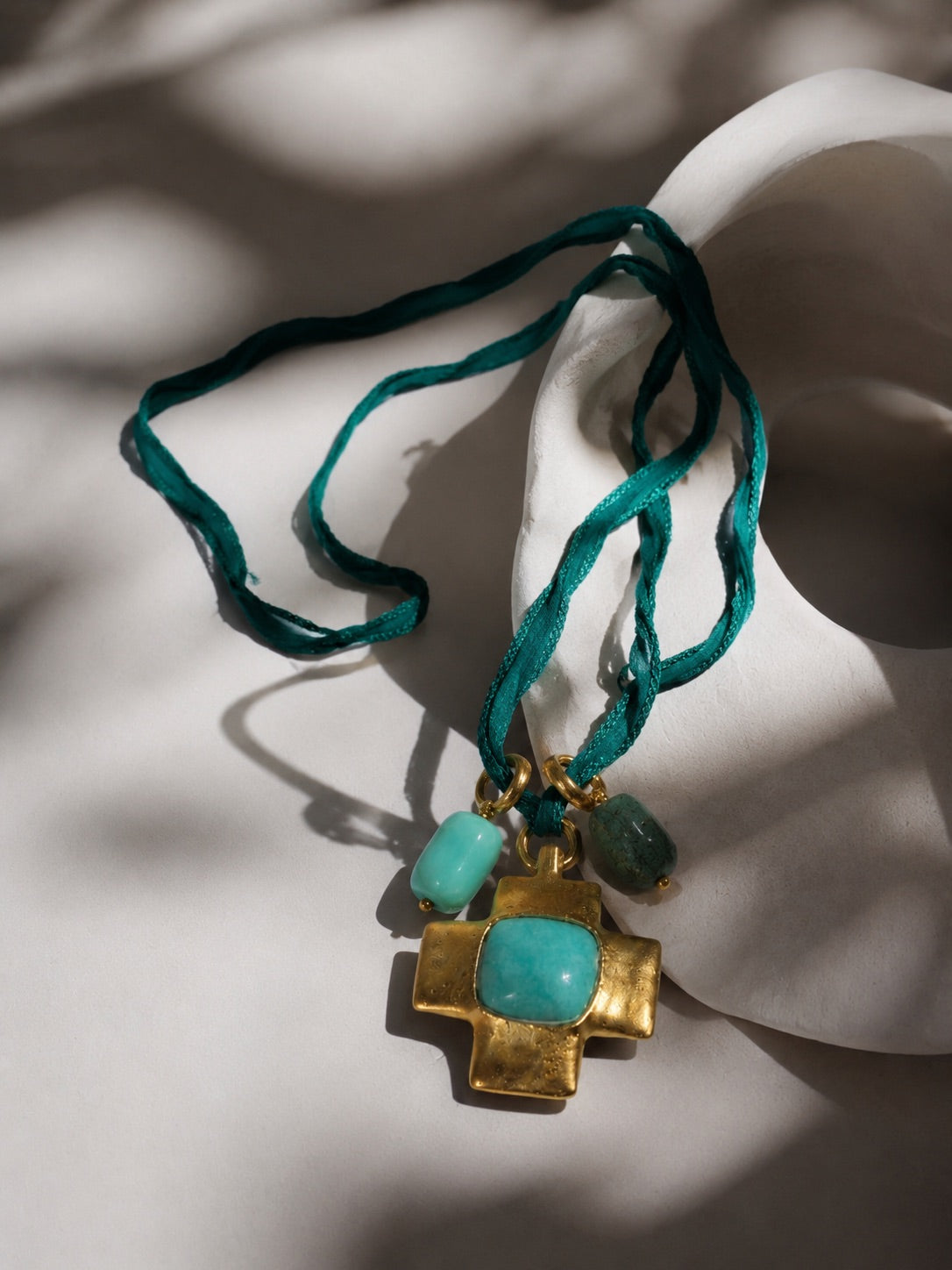 Amazonite Cross