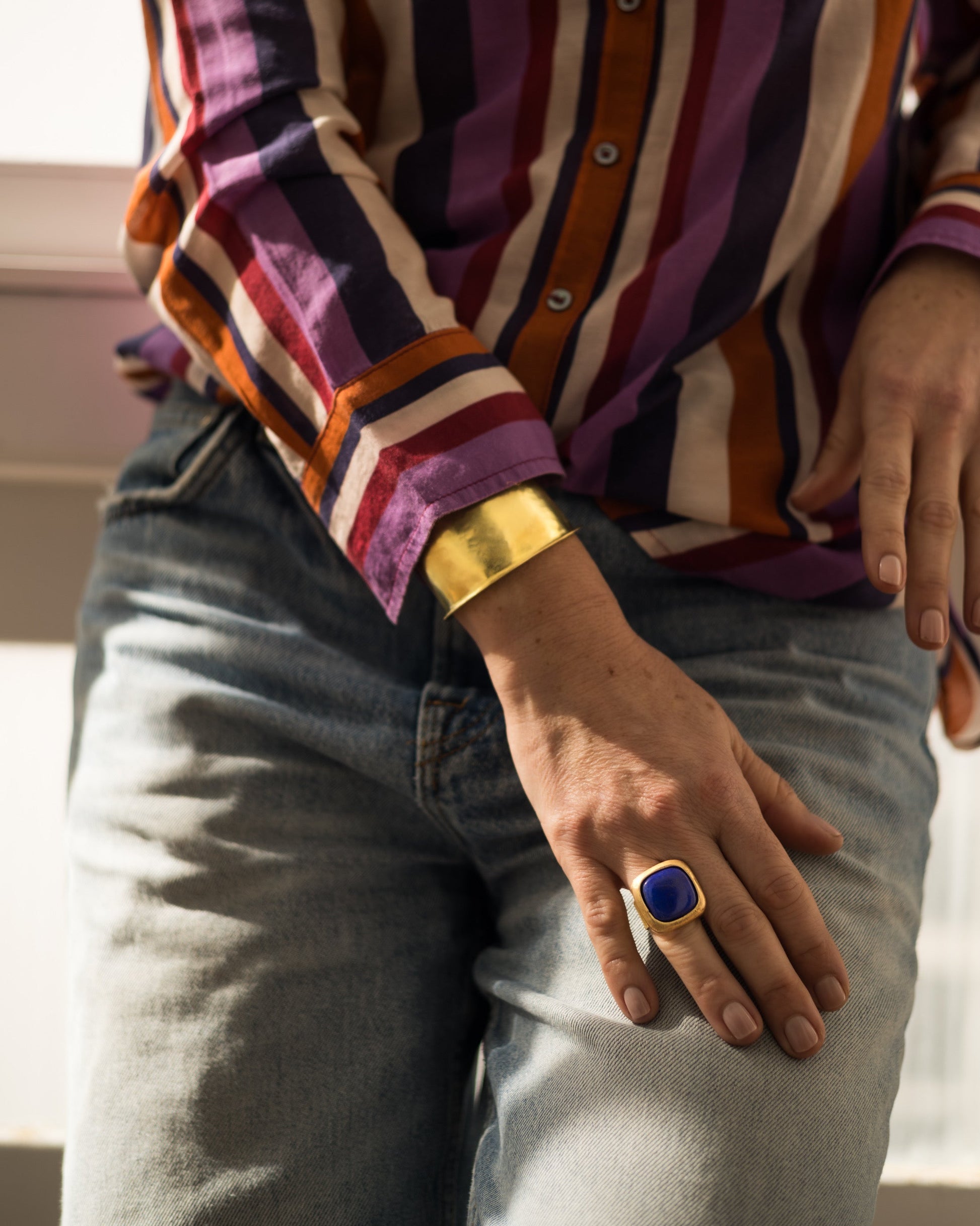 Diana Lapis Lazuli Ring