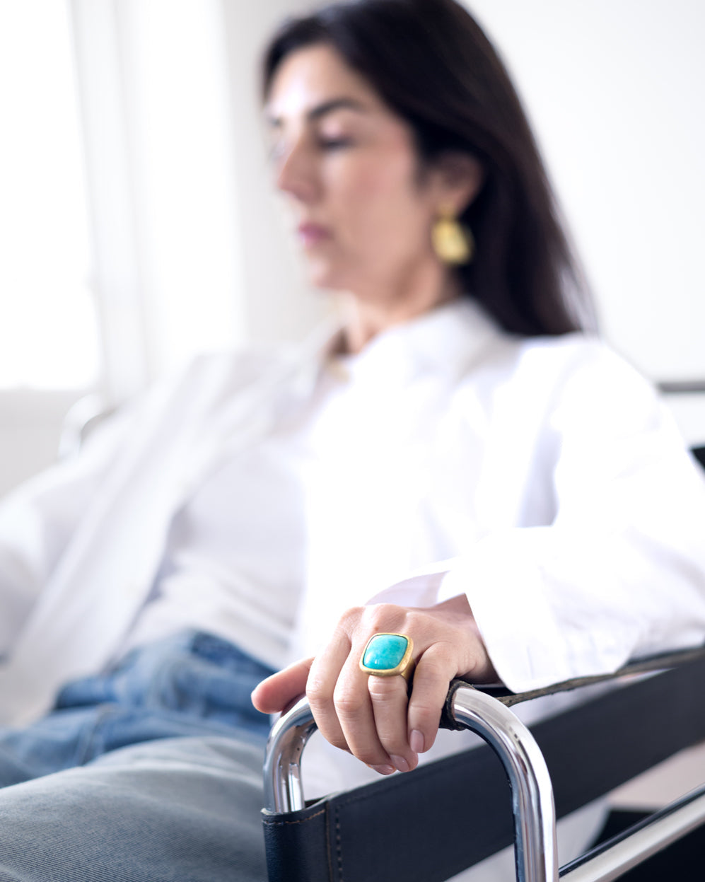 Diana Amazonite Ring