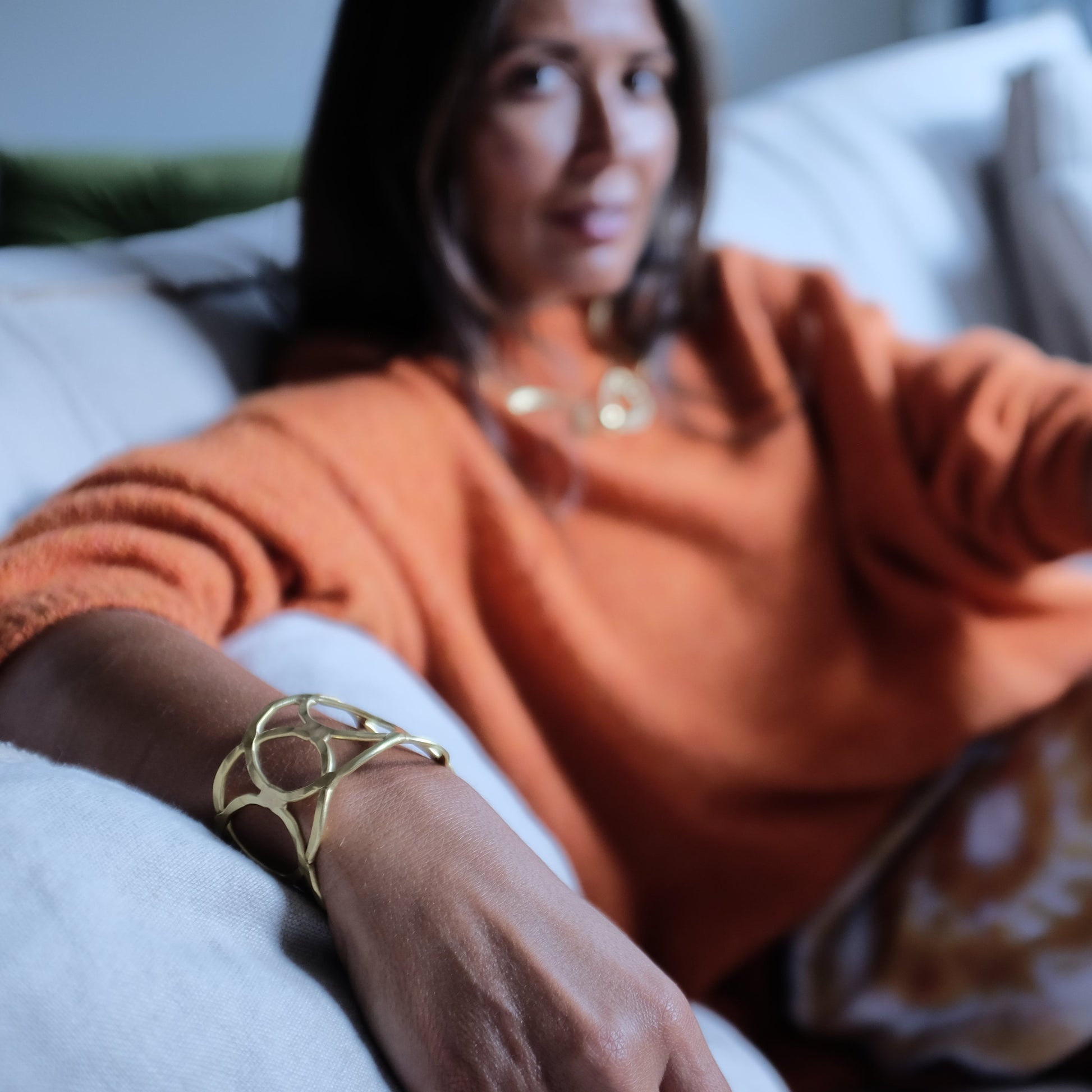 Joined circles bracelet
