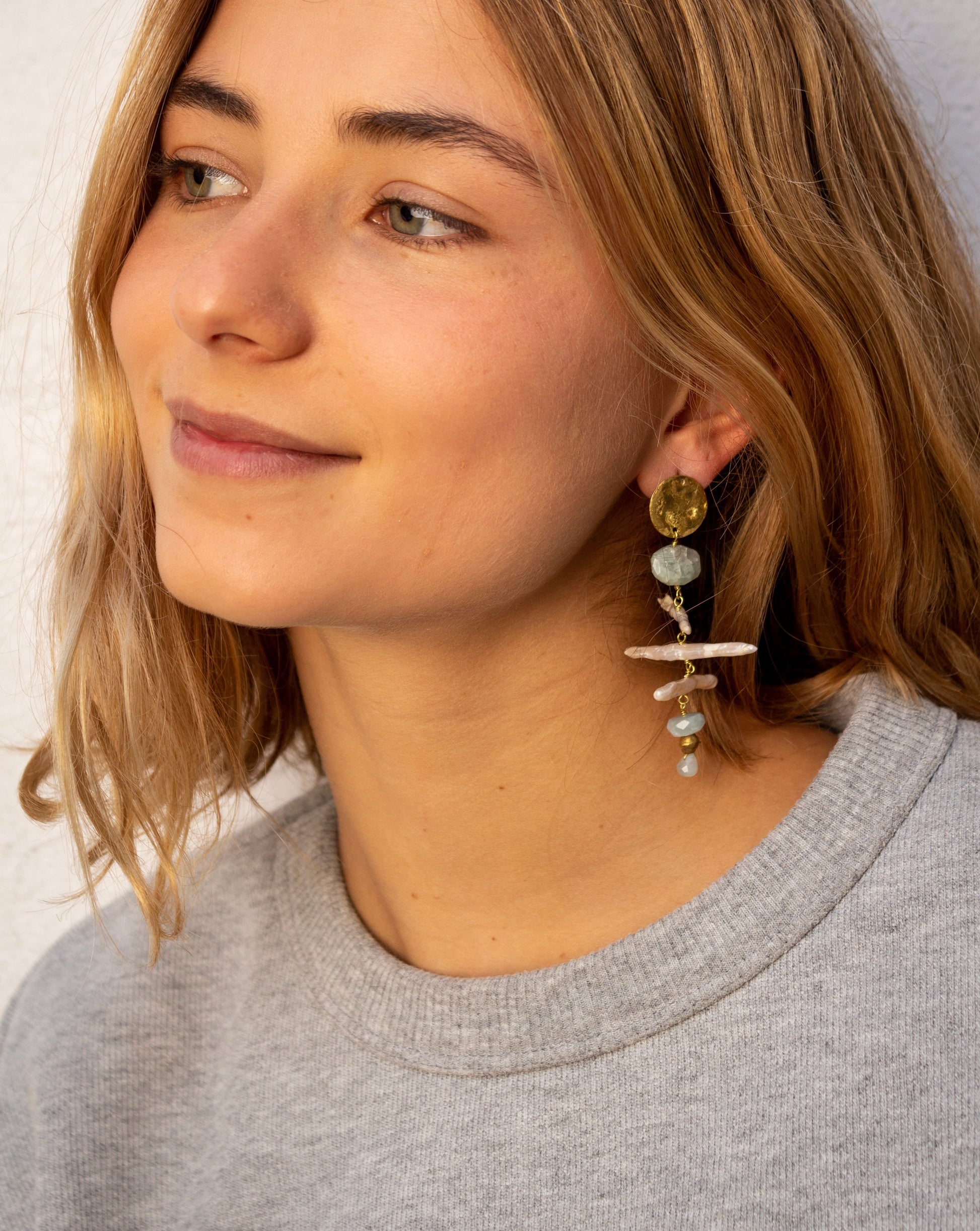 Biwa Earrings