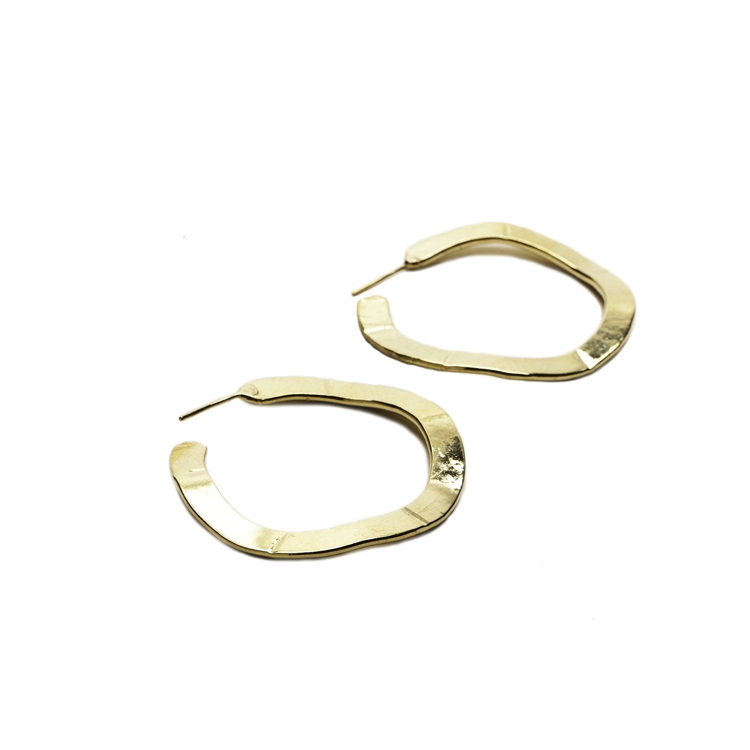 Arracada wavy hoop 4.5cm