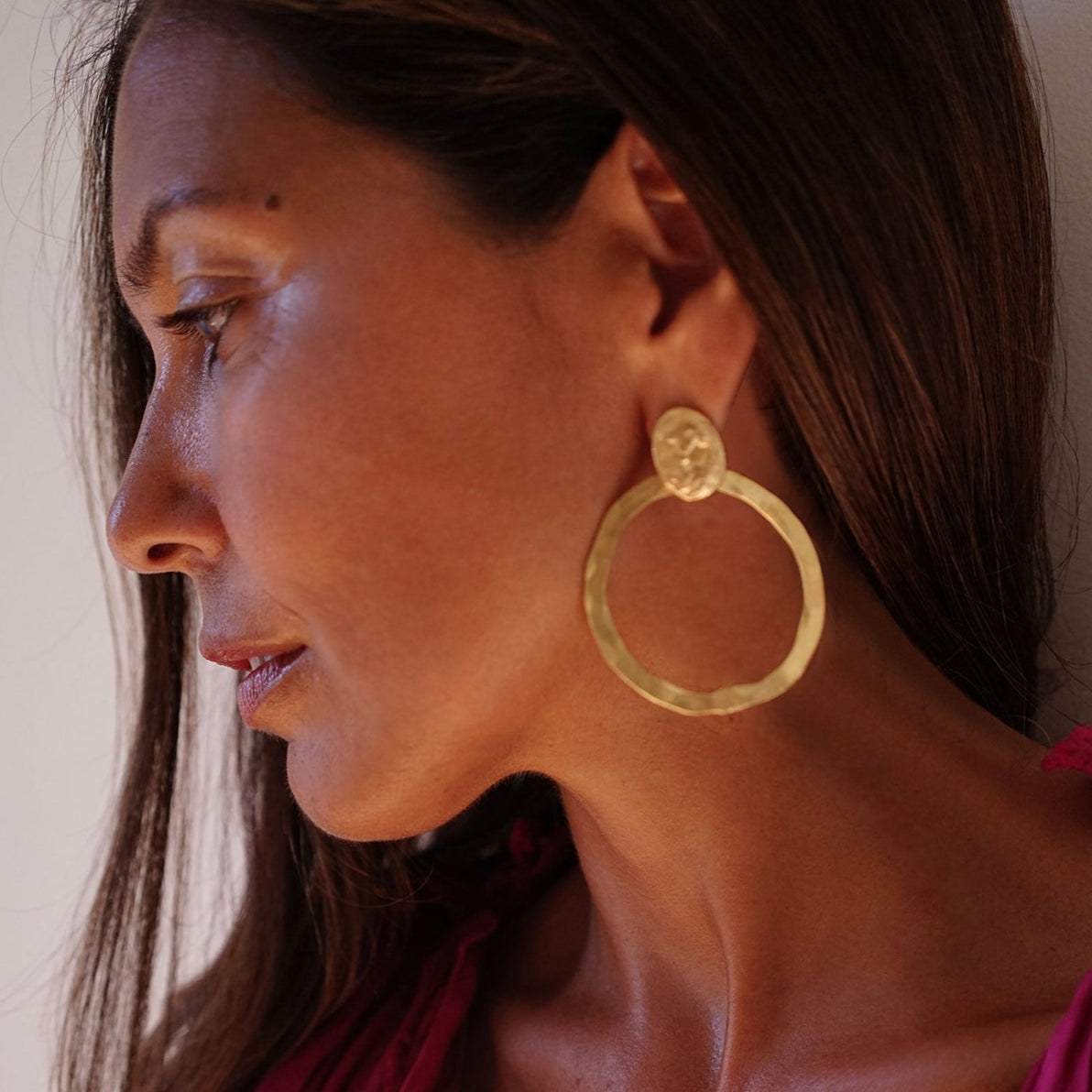 Pepa Large Circle Earrings 