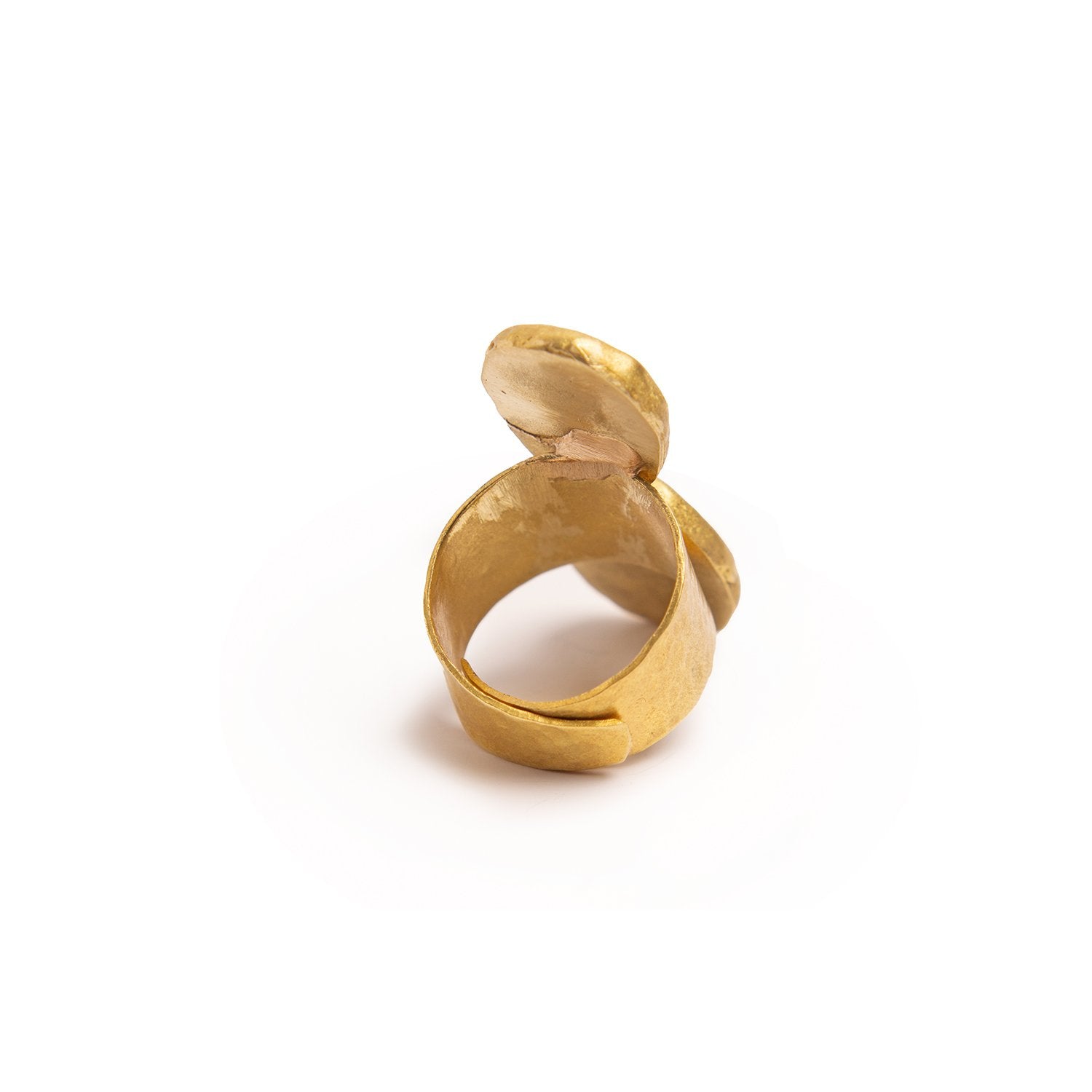 Anillo Dos gotas Aguamarina