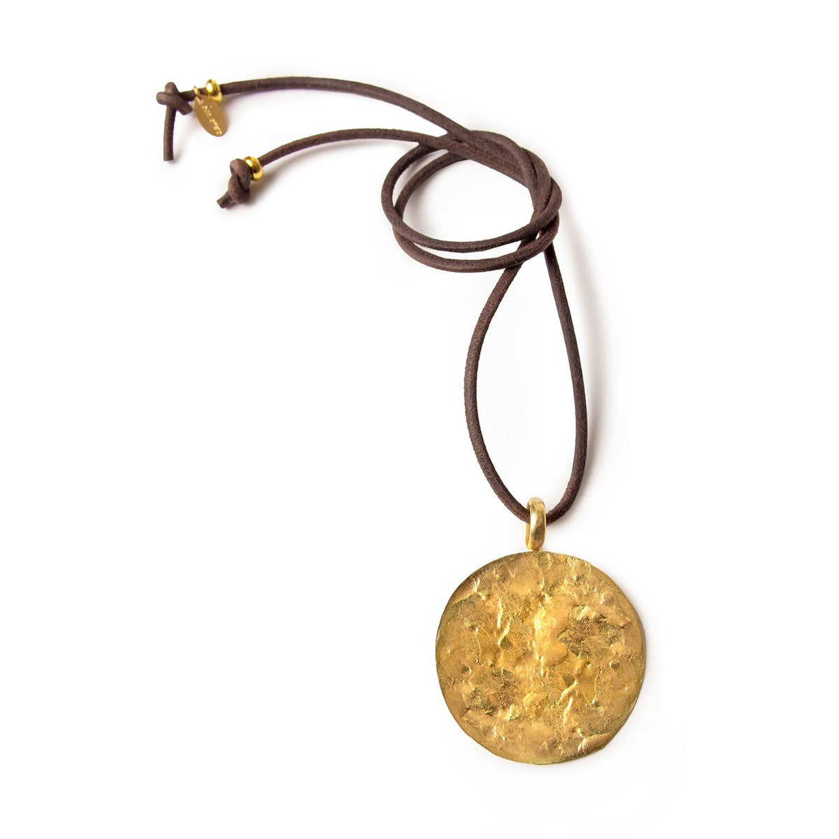 Colgante moneda chorreada