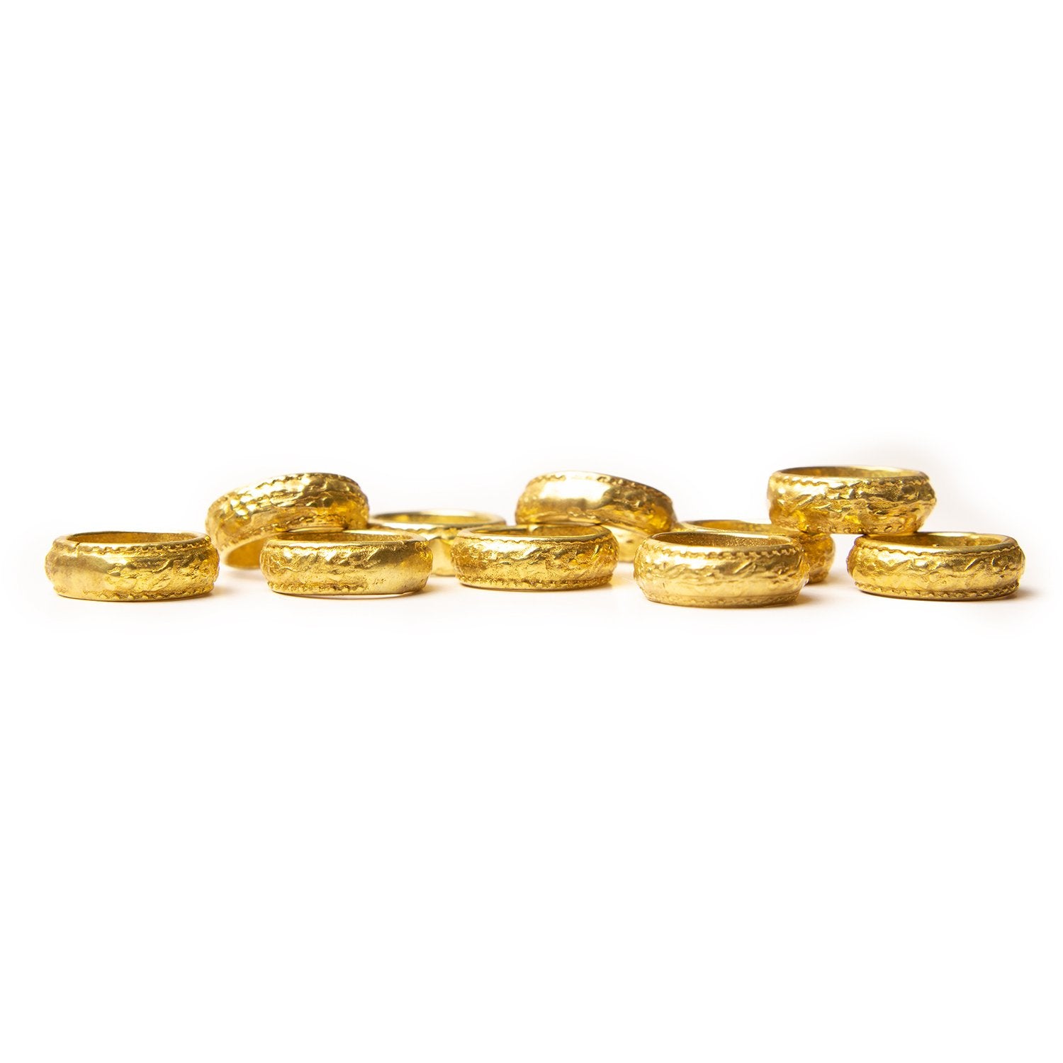Pack of 10 Engraved Rings